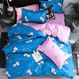 Valanorean Home Bedding Sets Light feather Soft duvet Cover Bed Set pillowcase King size Queen double Full 4pcs Twin 3pcs