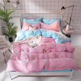 Valanorean Home Bedding Sets Light feather Soft duvet Cover Bed Set pillowcase King size Queen double Full 4pcs Twin 3pcs