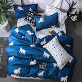 Valanorean Home Bedding Sets Light feather Soft duvet Cover Bed Set pillowcase King size Queen double Full 4pcs Twin 3pcs