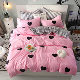 Valanorean Home Bedding Sets Light feather Soft duvet Cover Bed Set pillowcase King size Queen double Full 4pcs Twin 3pcs