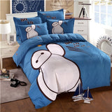 stitch cartoon bedding set queen full size duvet cover sheet pillow case bed linen set