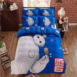 stitch cartoon bedding set queen full size duvet cover sheet pillow case bed linen set