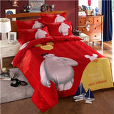 stitch cartoon bedding set queen full size duvet cover sheet pillow case bed linen set
