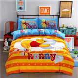 stitch cartoon bedding set queen full size duvet cover sheet pillow case bed linen set