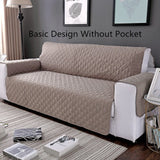 Sofa Couch Cover Chair Throw Pet Dog Kids Mat Furniture Protector Reversible Washable Removable Armrest Slipcovers 1/2/3 Seat