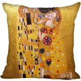 Special offer promotion Gustav Klimt Style Throw Pillowcase Square Pillow Cover Custom Gift 40x40cm