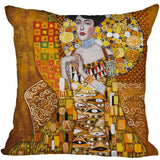 Special offer promotion Gustav Klimt Style Throw Pillowcase Square Pillow Cover Custom Gift 40x40cm