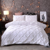WAZIR luxury Pinch Pleat bedding comforter bedding sets bed linen duvet cover set  bedding queen king size bedclothes bed set
