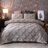 WAZIR luxury Pinch Pleat bedding comforter bedding sets bed linen duvet cover set  bedding queen king size bedclothes bed set