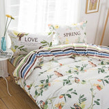 Stock Clearance Cotton Bedlinen (1*Blanket Cover+1*flat Sheet+2*Pillowcase)