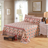 Bed Sheet Without Pillowcase Bed Linen Queen Size Mattress Covers Fitted Sheet Sets With Elastic For King Size