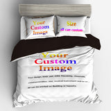 Bedding Set Duvet Cover  Home  3/4pcs Customized  3D Digital Printing Custom Bedding Set. Submit Any Artwork, Design, Picture