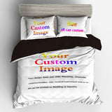 Bedding Set Duvet Cover  Home  3/4pcs Customized  3D Digital Printing Custom Bedding Set. Submit Any Artwork, Design, Picture