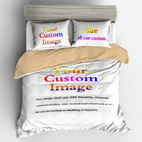 Bedding Set Duvet Cover  Home  3/4pcs Customized  3D Digital Printing Custom Bedding Set. Submit Any Artwork, Design, Picture